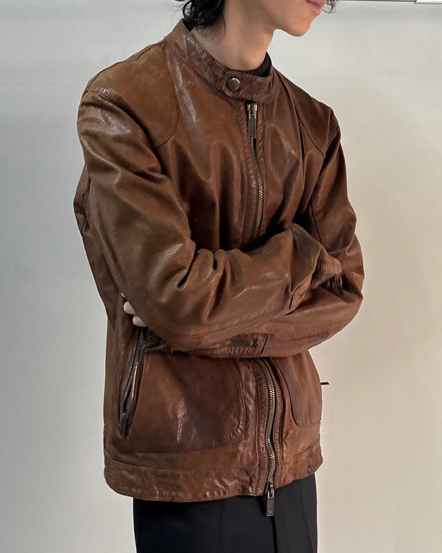 【ARMANI JEANS】single riders blouson