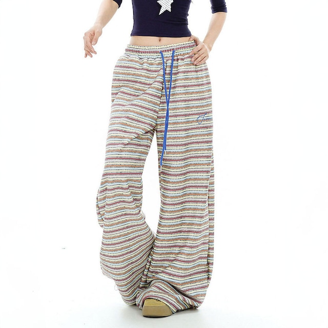 マルチボーダースクリプトロゴパンツ 2col R02858