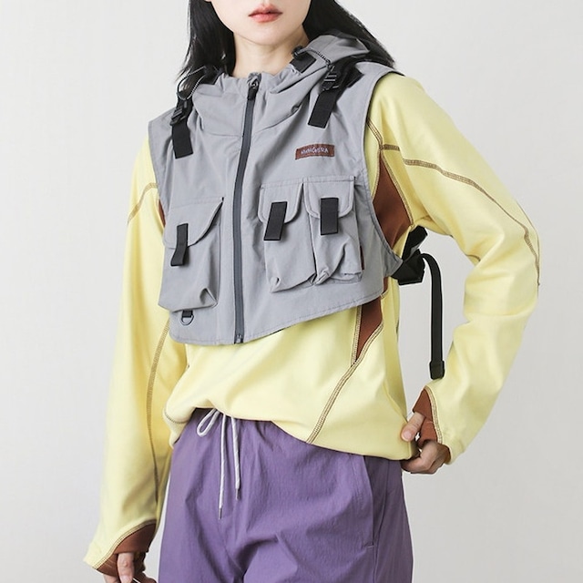 マルチポケットフーディーベスト C01003