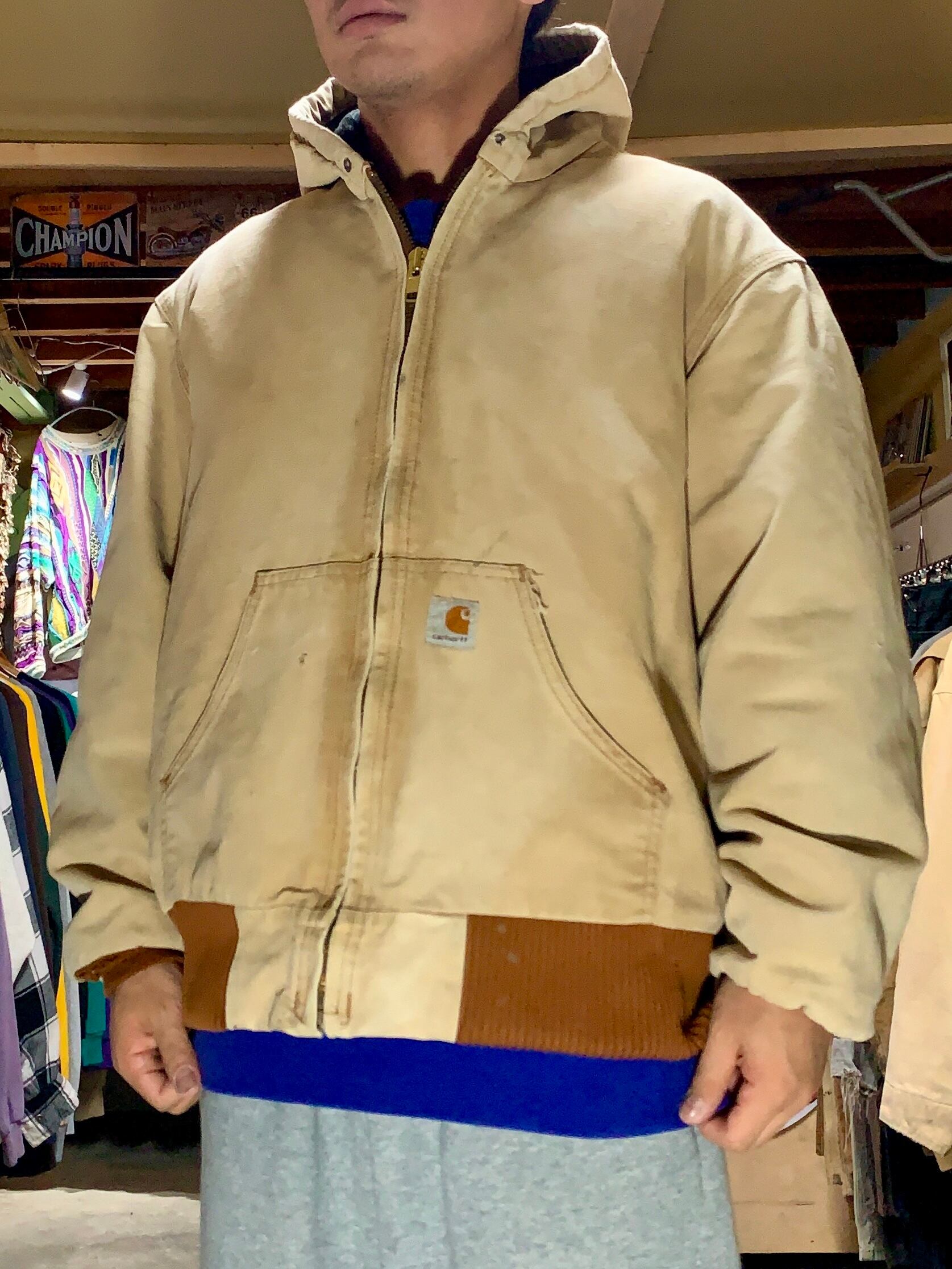 00's Carhartt Active Jacket 【M】(beige) | 古着屋HAMA