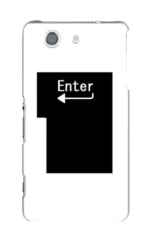 Xperia Z3 Compact用ENTERキースマホケース