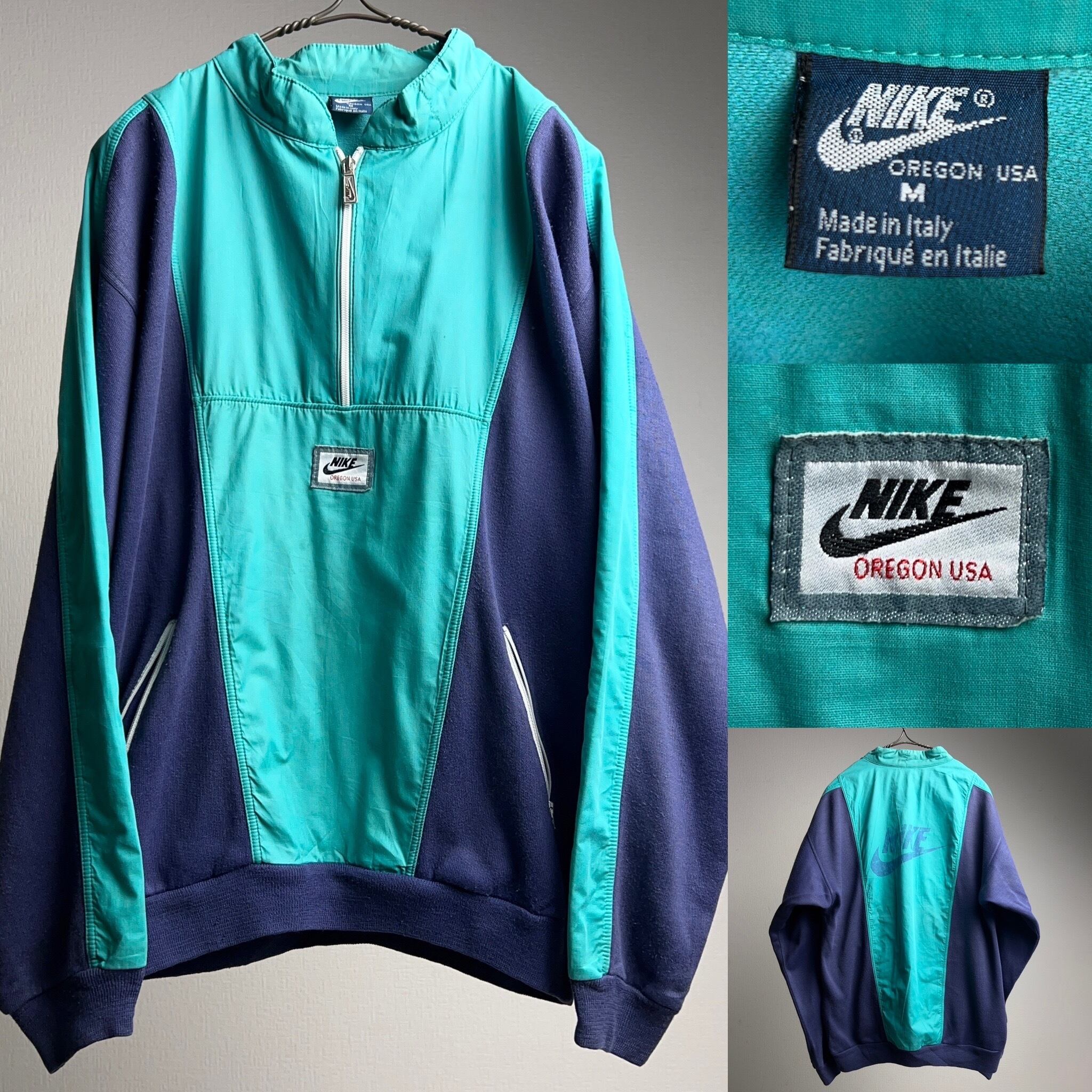 80's NIKE” Pullover Jacket Italy製 SIZE M 80年代 ナイキ