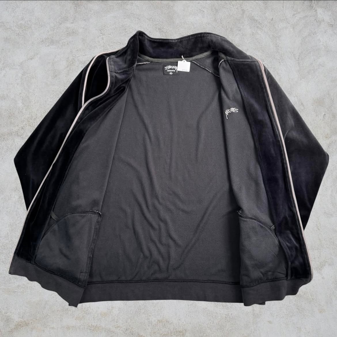 00's old stussy Velours Track Jacket【高円寺本店】 | curb