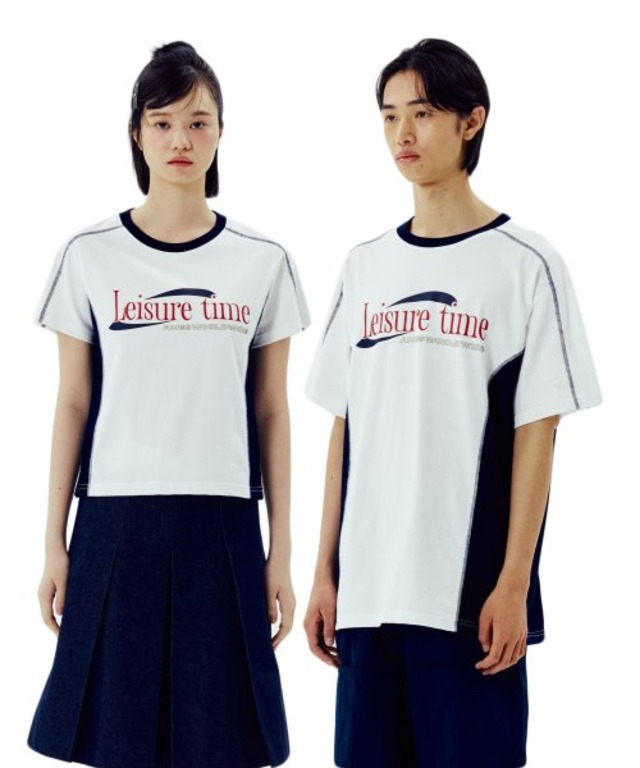 [AMES-WORLDWIDE] LEISURE TIME TEE WHITE