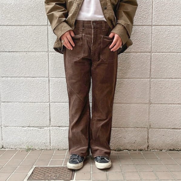 70's Levi's 609 Big E Corduroy Bush Pants W33 / リーバイス ビッグE ...