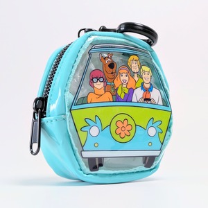 【 Scooby-Doo（ スクービー・ドゥー ） 】カラビナ CLEAR POUCH ( カラビナクリアポーチ )  カラビナキーホルダー / 小物入れ / コスメポーチ 〚アメリカン雑貨 アメトイ〛