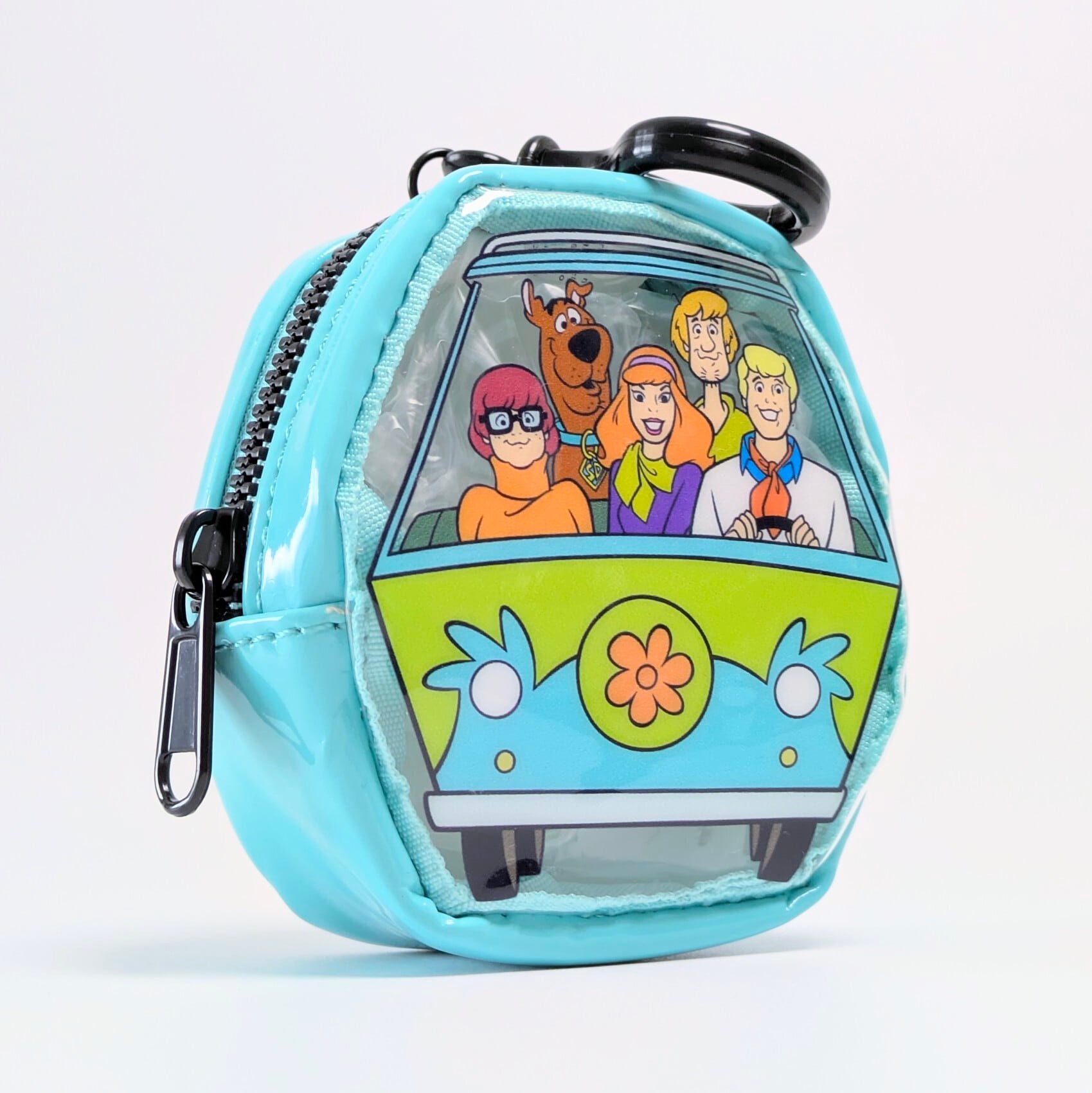 【 Scooby-Doo（ スクービー・ドゥー ） 】カラビナ CLEAR POUCH ( カラビナクリアポーチ )  カラビナキーホルダー / 小物入れ / コスメポーチ 〚アメリカン雑貨 アメトイ〛