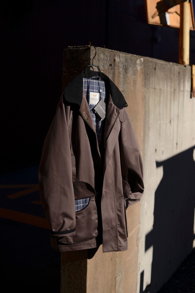 CHRYSALIS / exclusive for tatazmaiizumai /cotton gabardine field half coat color / nuance Greige