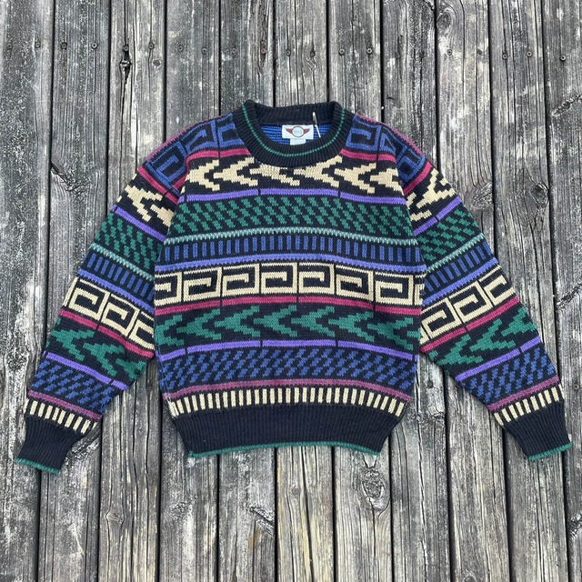 made in USA	used knit pullover