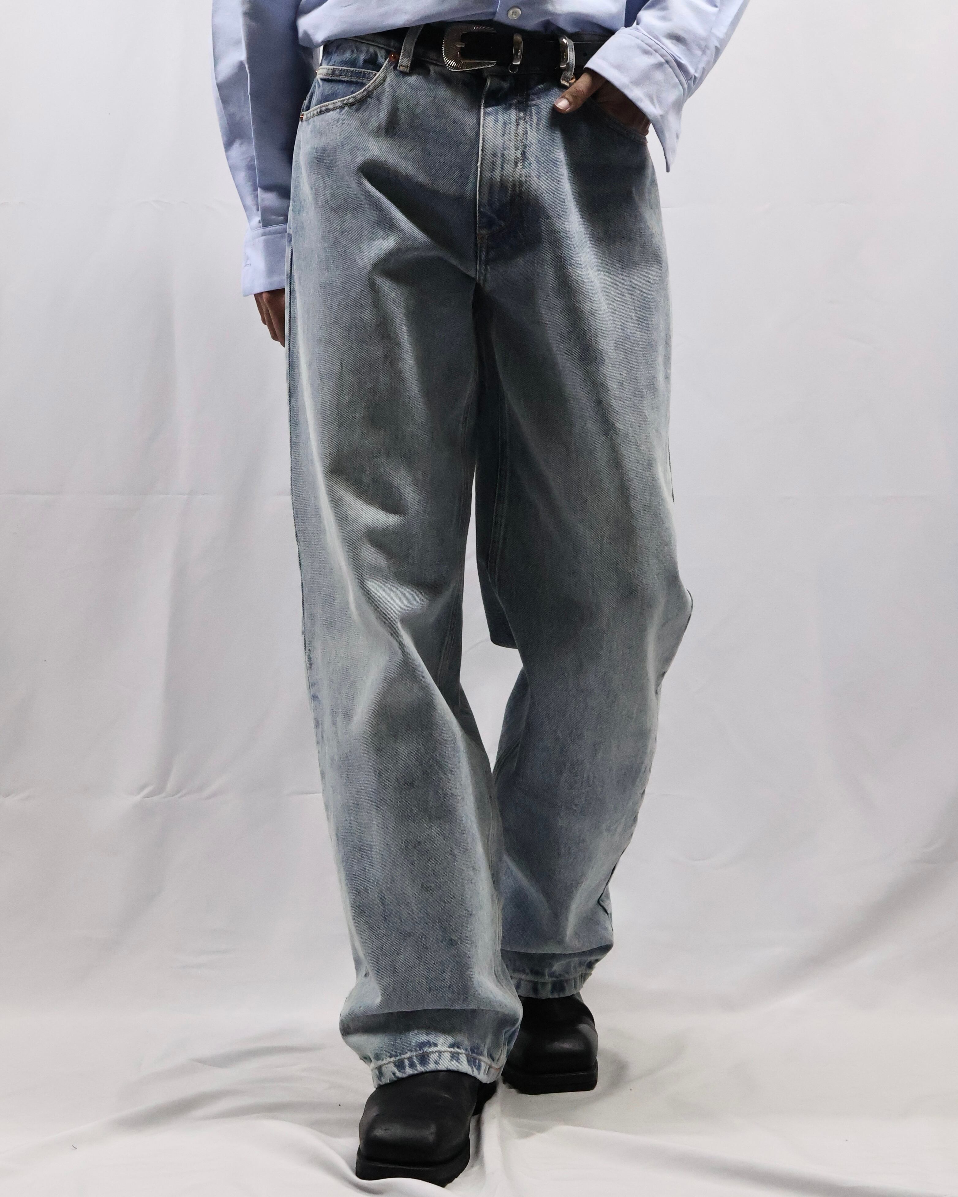 26SS/ROLD SKOV】wide cloud denim | blendmarket