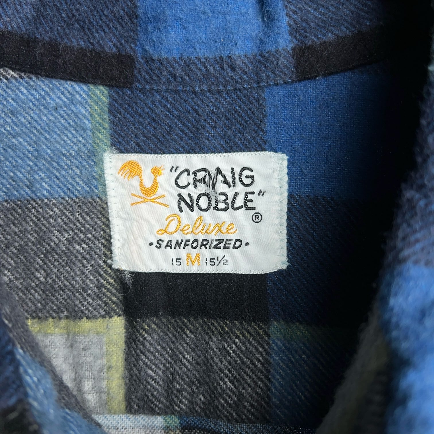 1960's CRAIG NOBLE Print Flannel Shirt 60年代 プリントネルシャツ
