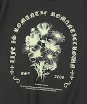 コールフラワーTシャツ-CHARCOAL/Call Flower T-Shirt_Charcoal