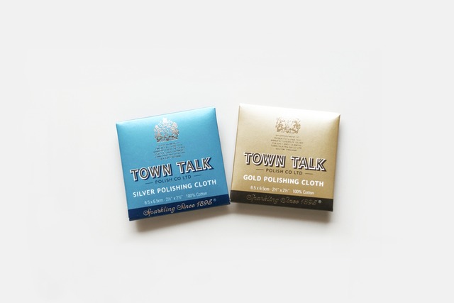 Gold&Silver polishing cloth《TOWN TALK》