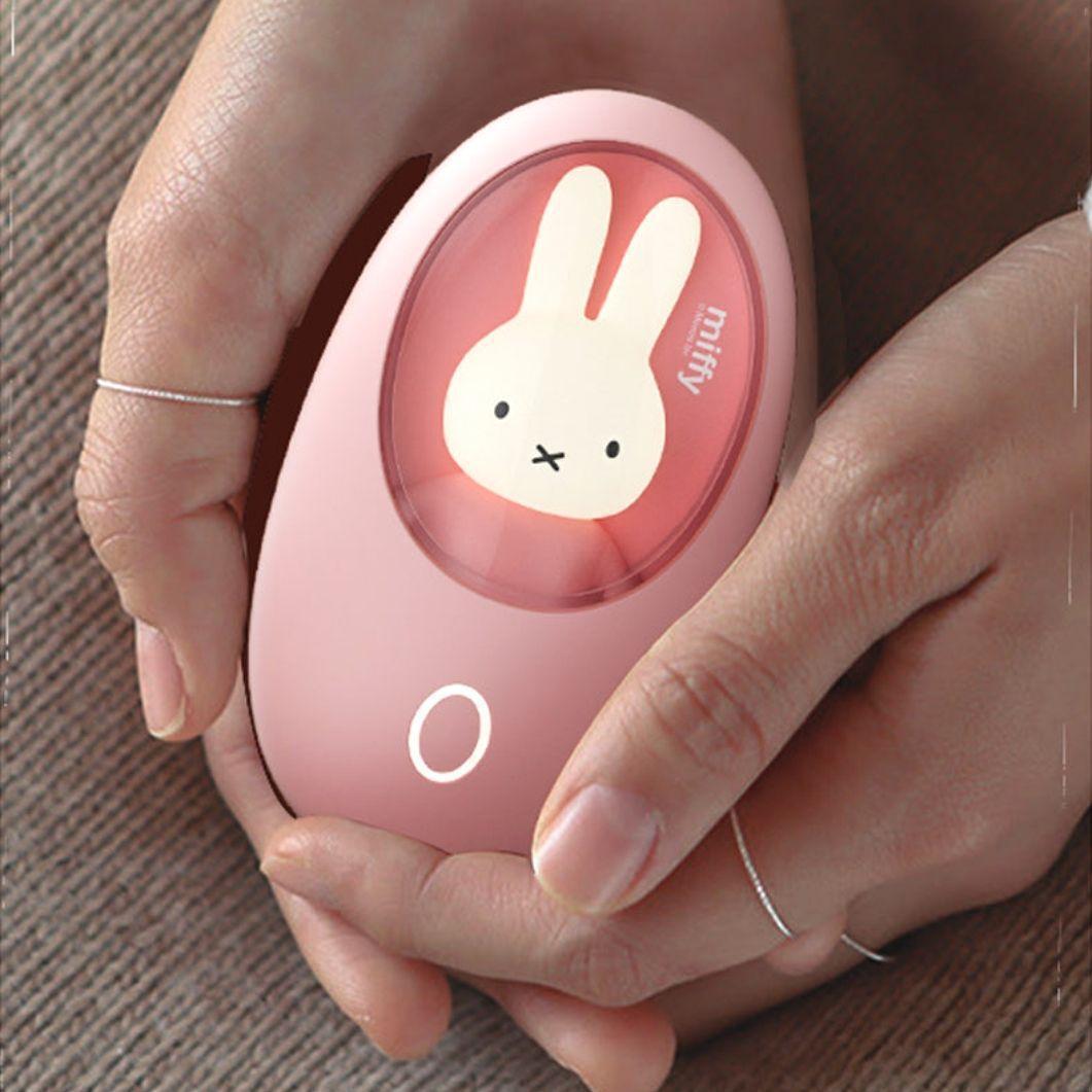 【ピンク】ミッフィー 卵型 電気カイロ 充電器 miffy ホッカイロ