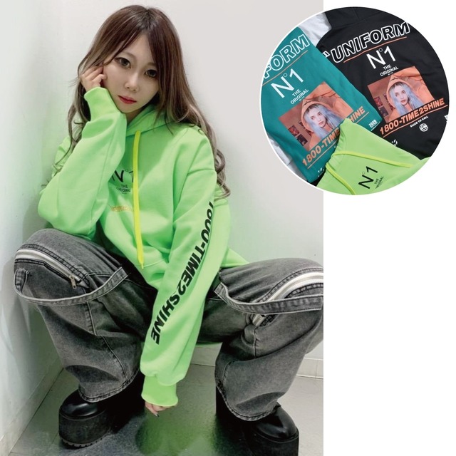 【50%OFF】N1バックフォトパーカー(裏起毛)