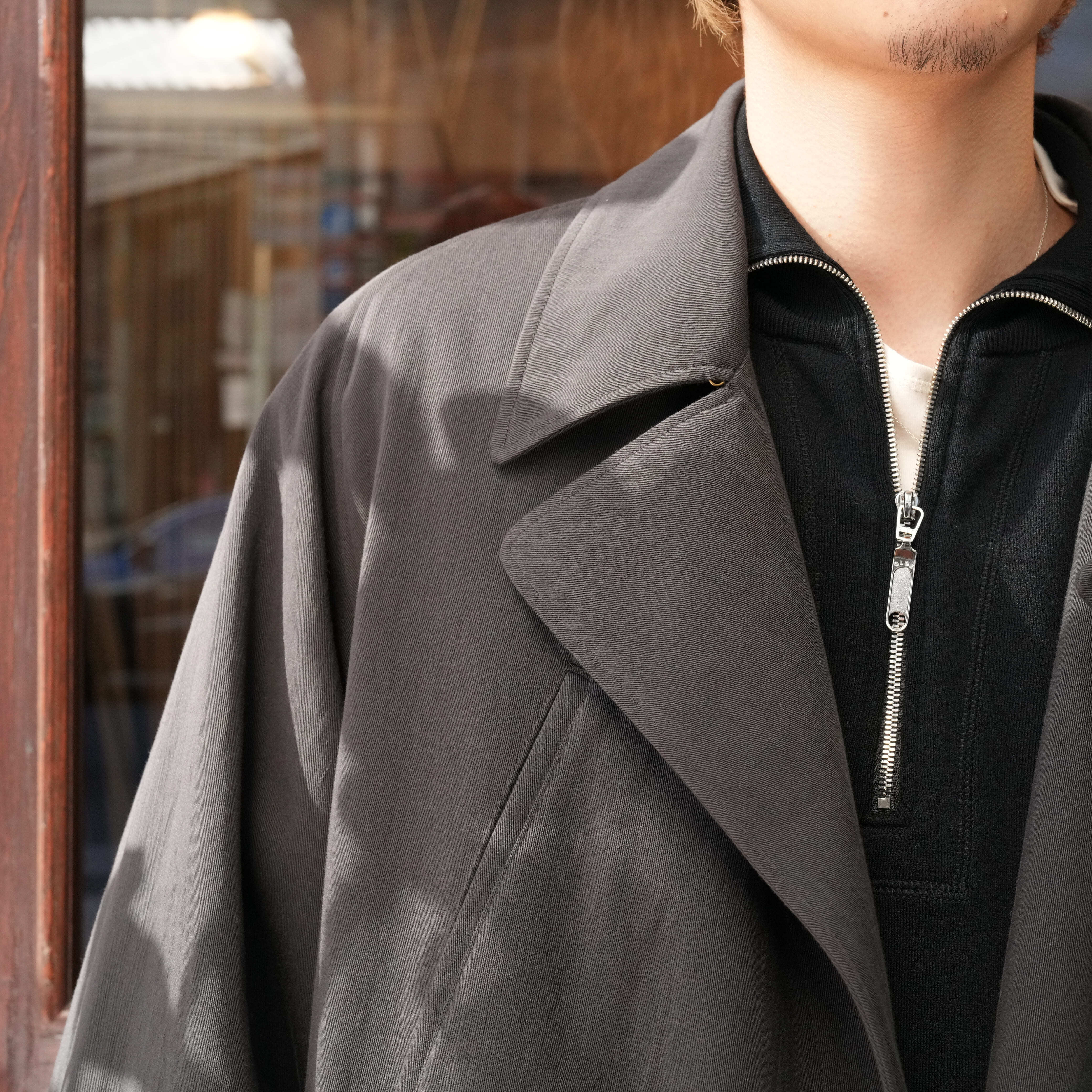 ジャケット・アウター 25AW MAATEE&SONS OVERCOAT GRAYSHAMBRAY 3 MAATEE&SONS (マーティーアンドサンズ) 25AW 