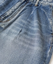 【#Re:room】VINTAGE CRASH WIDE DENIM［REP205］