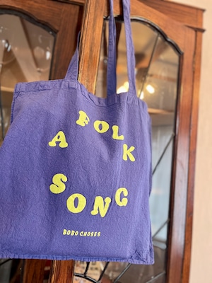 BOBO CHOSES / A Folk Song blue tote bag pack