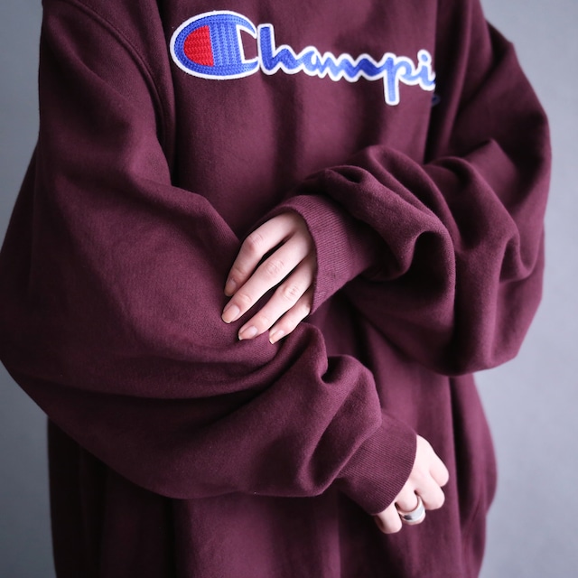 "Champion" XXL super big silhouette logo wappen design sweat