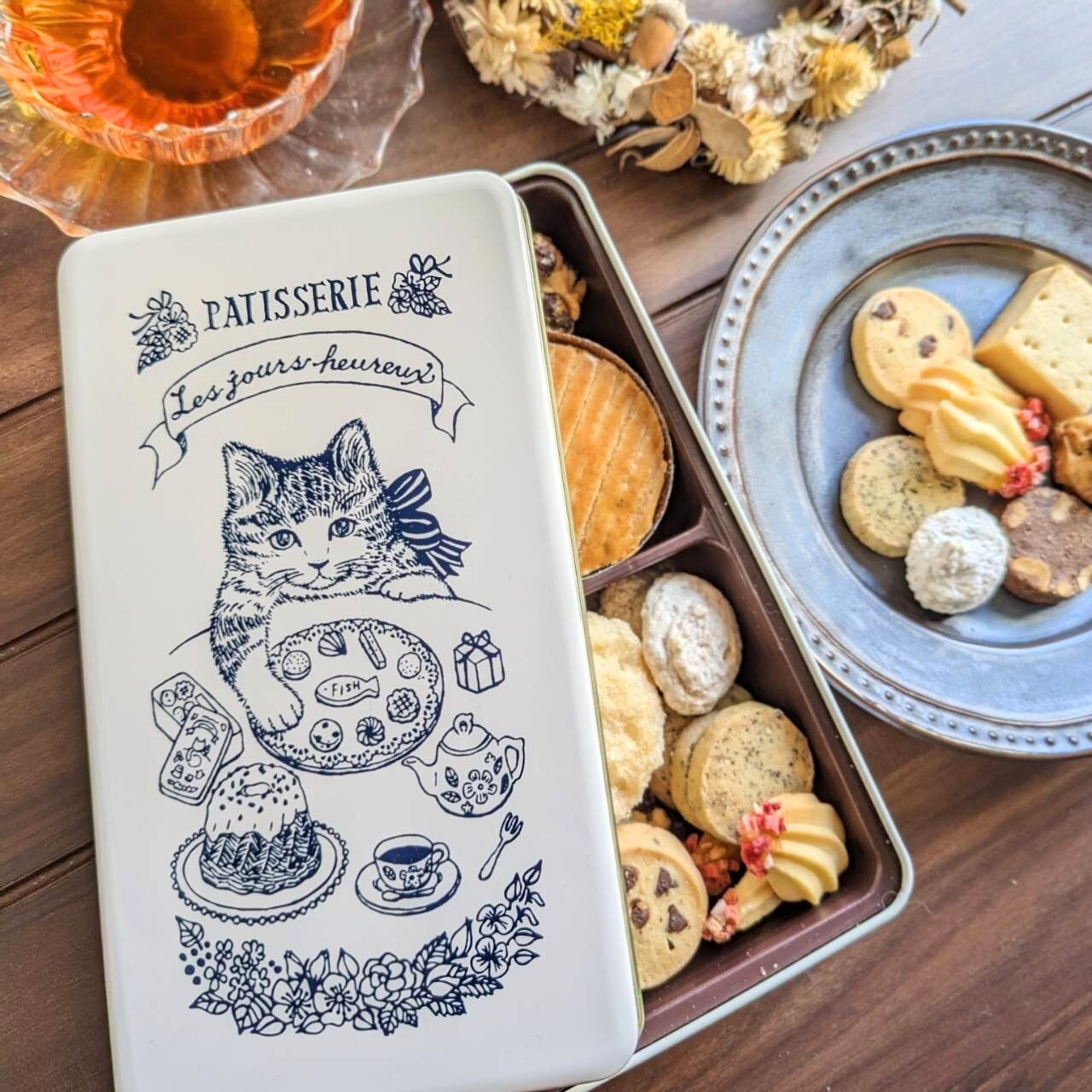 クッキーアソートねこ缶とねこBagのセット | Patisserie Les jours heureux