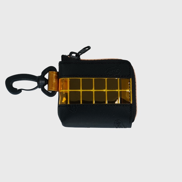 vibram micro case (black×orange) with orange glowing zip