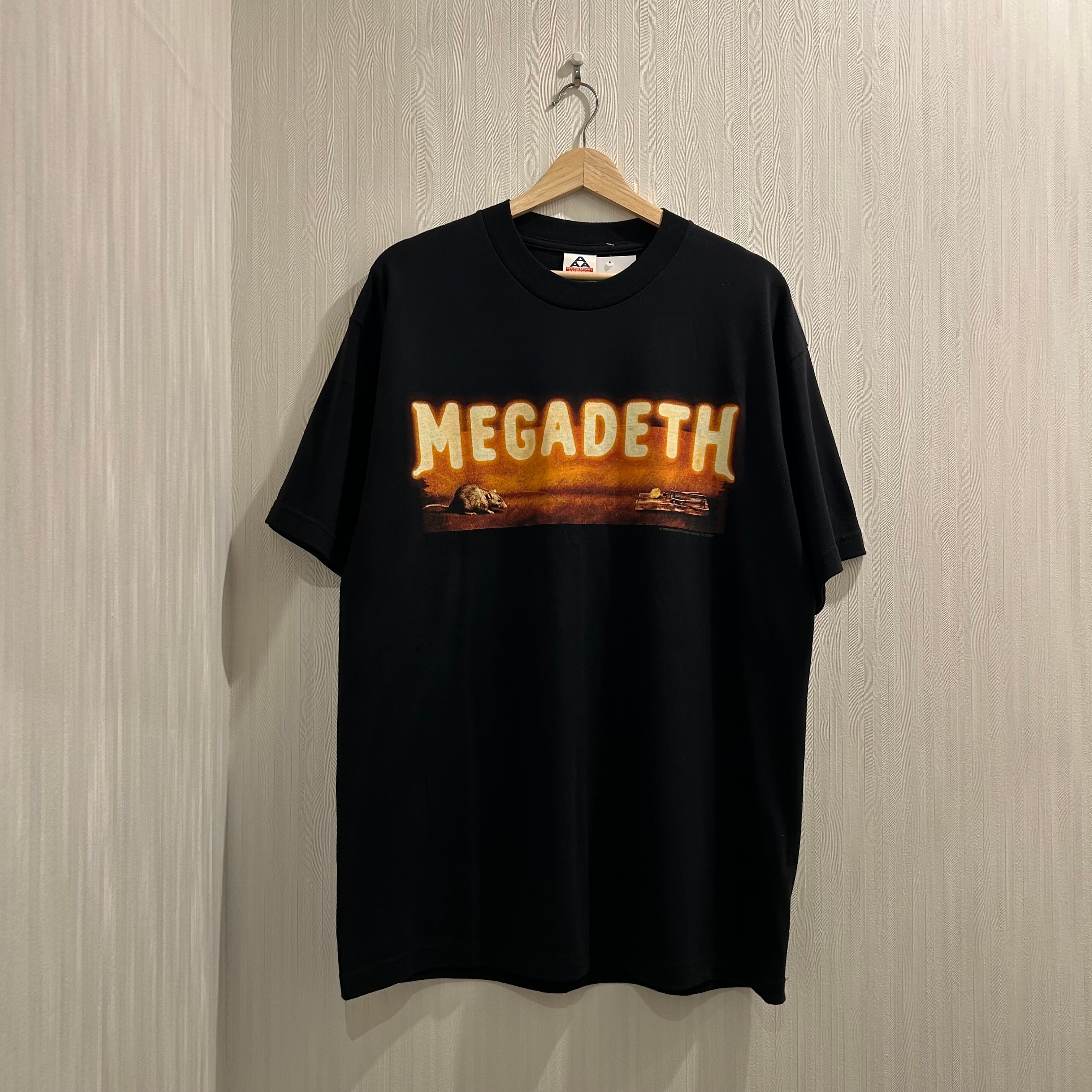 Dead Stock!! 1999s MEGADETH "Risk" T-shirt