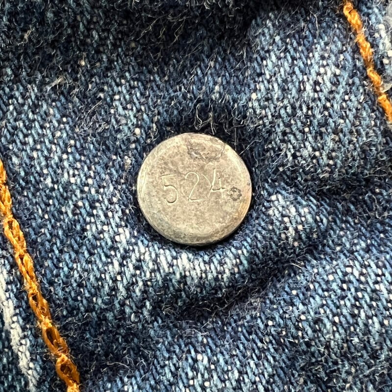 80's Levi's リーバイス 2501 デニム 赤耳 RED LINE 刻印524 内股