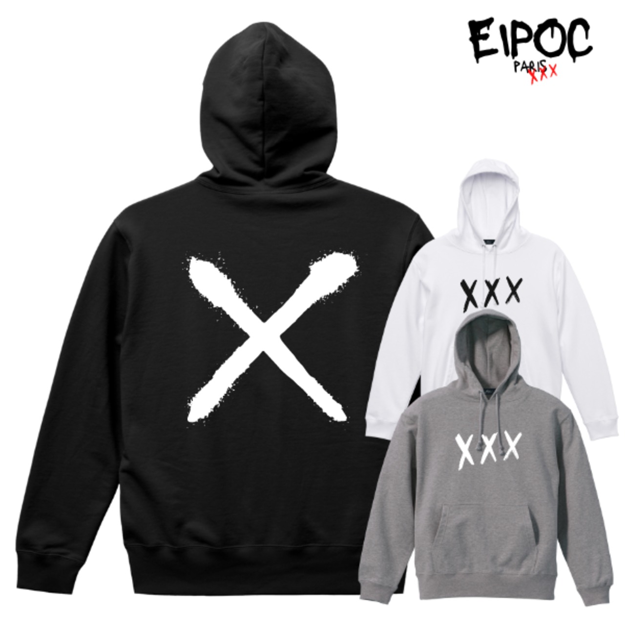 EIPOC PARIS 「"XXX" Foodie Black/White/Gray」 - 1
