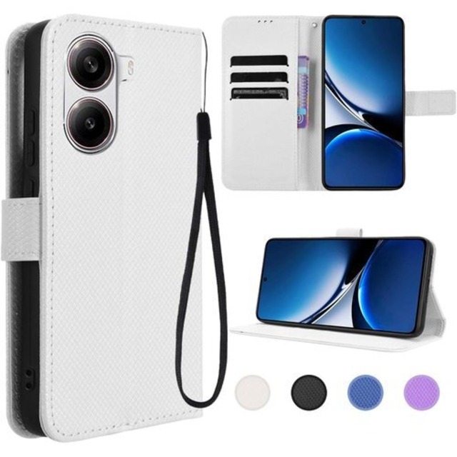 Xiaomi POCO X7 Pro 5G 用 ケース 手帳型 YAJOJO 財布型カバー スマホケース カード収納 スタンド機能 マグネット開閉 耐衝撃 レンズ保護 合皮レザーー + TPUケース 革の質感 画面レンズ保護 落下防止 全面保護カバー 携帯カバー 指紋防止 Xiaomi POCO X7 Pro 5G 対応 ホワイト 3783