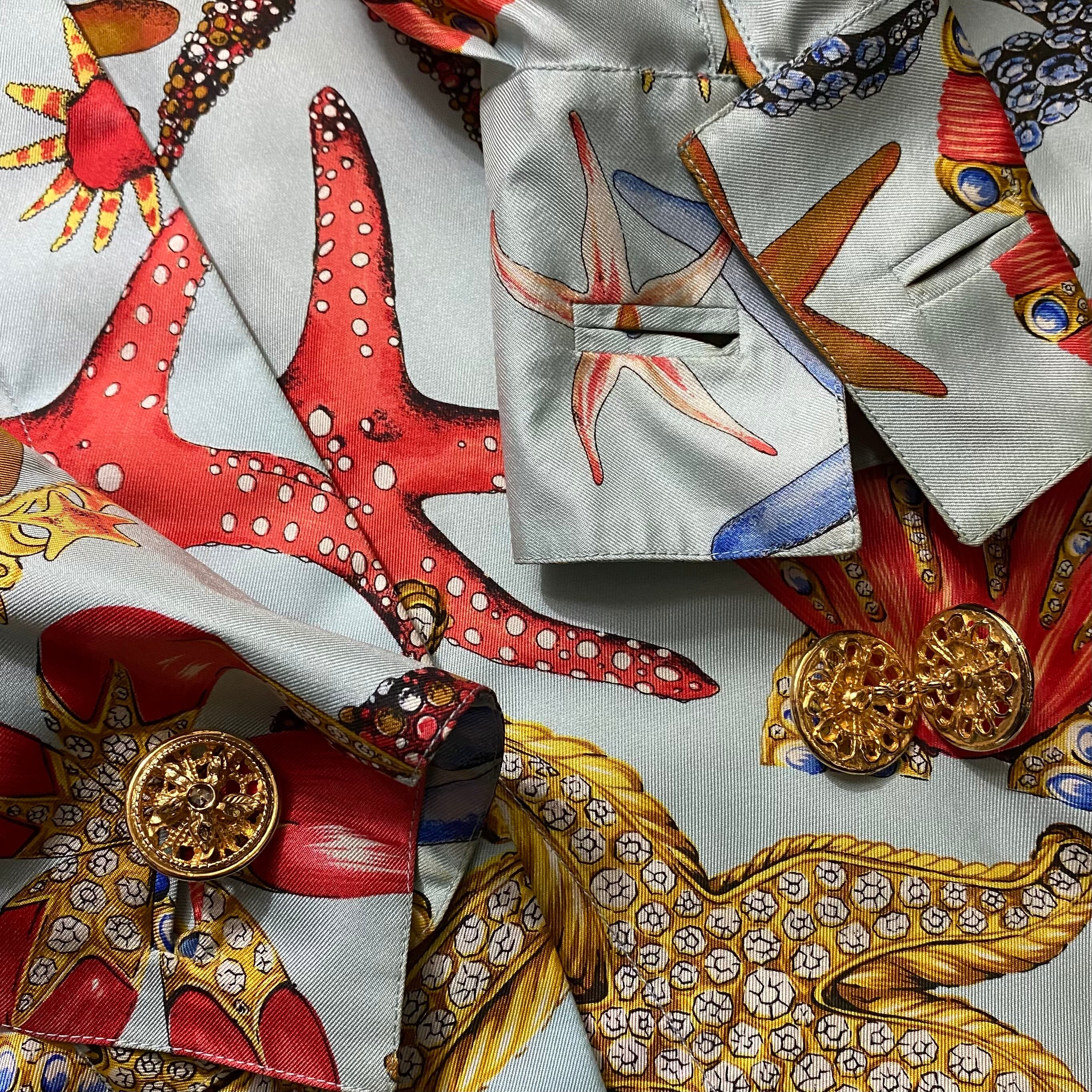 vintage GIANNI VERSACE silk shirt | NOIR ONLINE