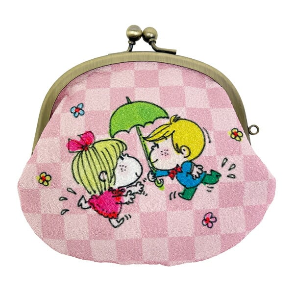 水森亜土 がま口財布 あいあい傘 日本製 | キャラクターグッズの