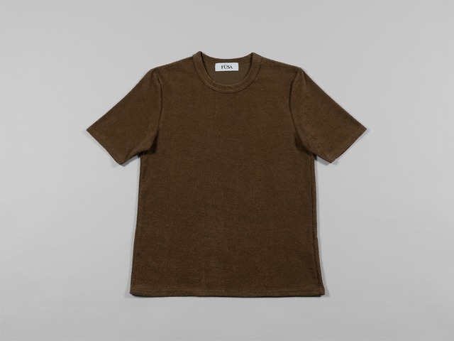 Pile T-shirt / Brown