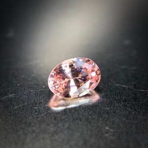 繊細にきらめく睡蓮色 0.37ct 天然 パパラチァサファイア DGLソーティング付属