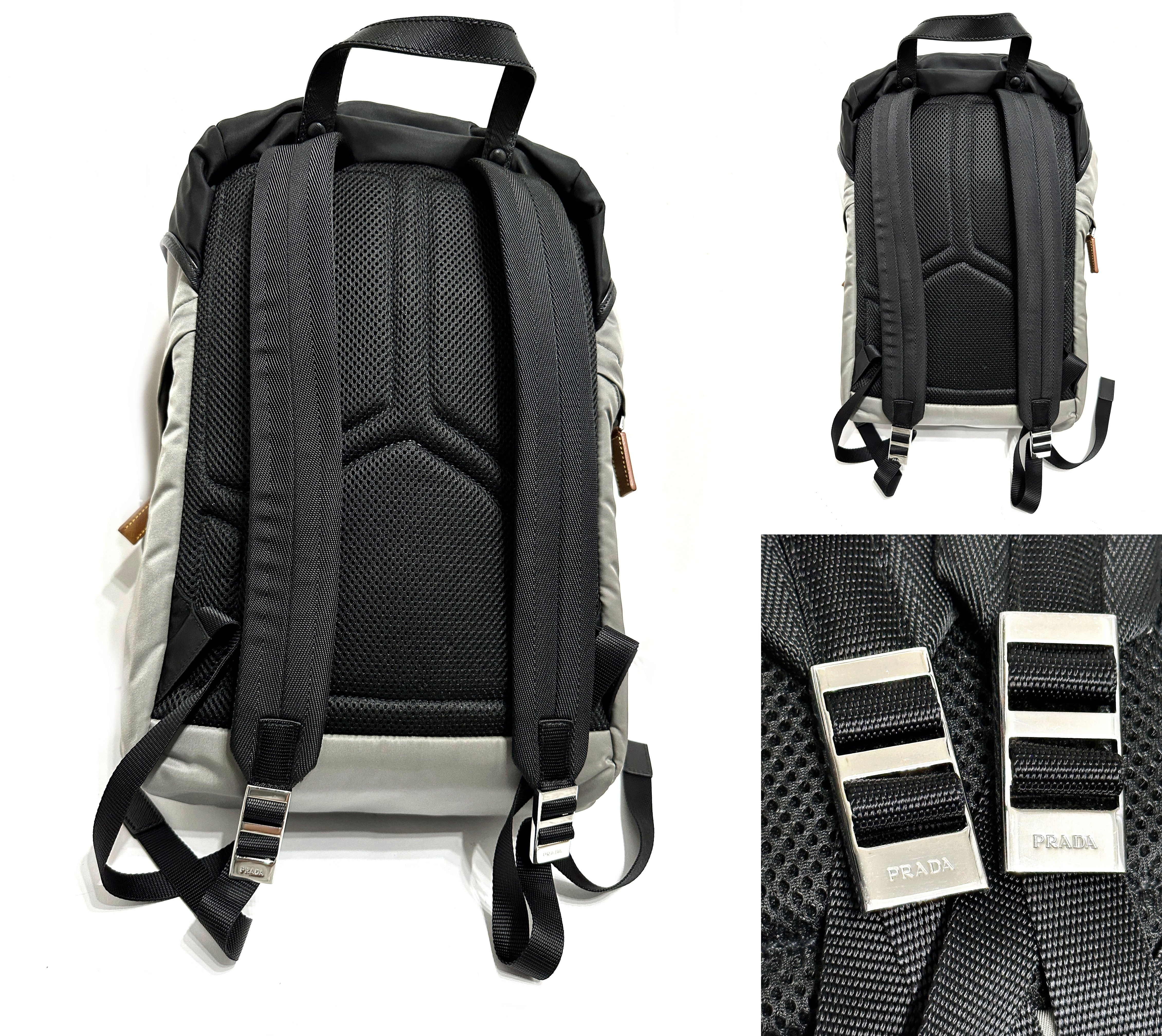 PRADA プラダ Re-Nylon サフィアーノレザー バックパック 2VZ135