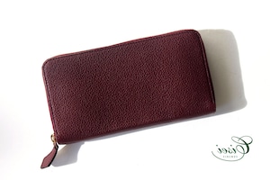 シセイ｜cisei｜ラウンドジップ長財布｜P0967 LD ZIP LONG WALLET COL.BORDEAUX｜01