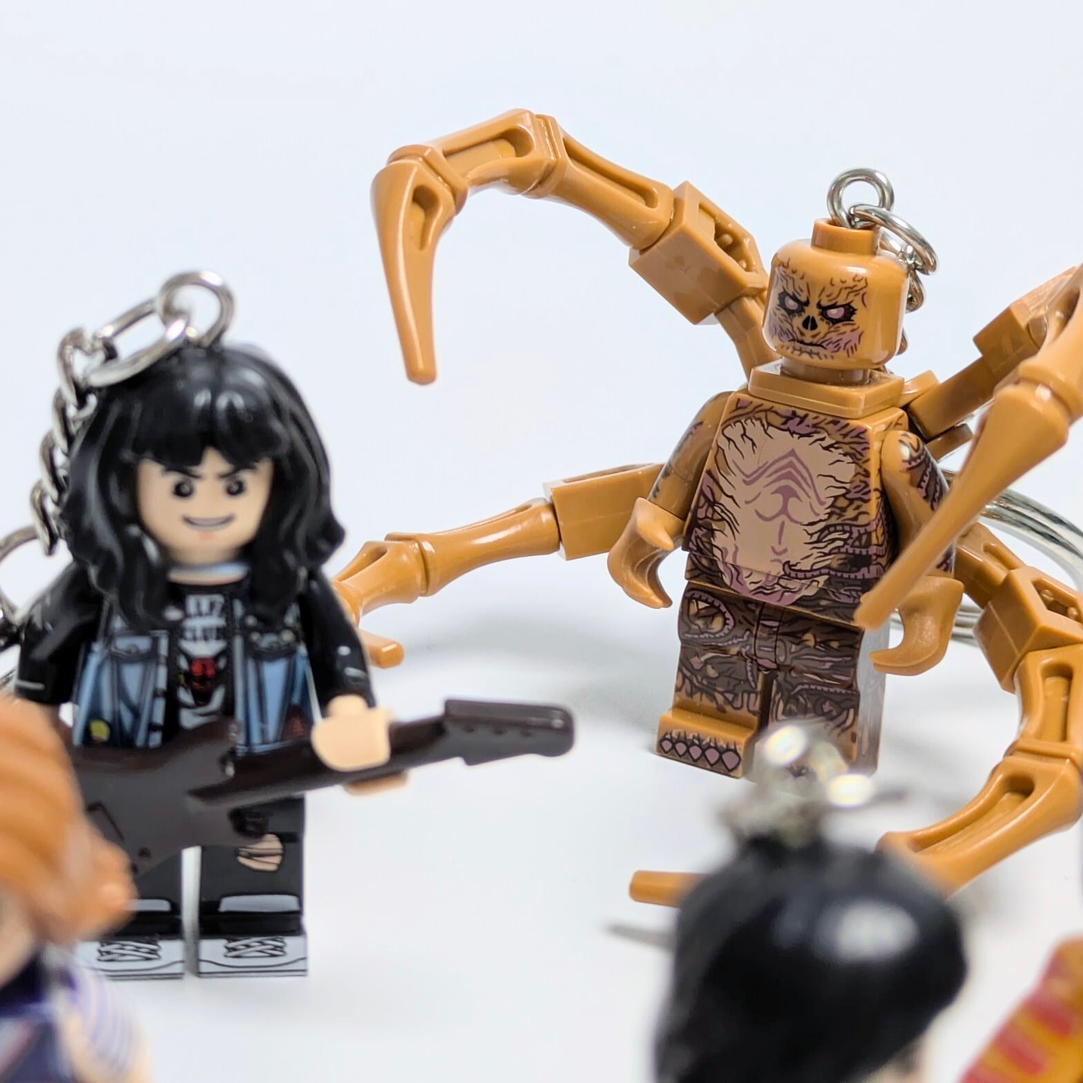 ★ブロックフィギュアキーホルダー★【 Stranger Things / ストレンジャーシングス 】 ヴェクナ / ヘンリー・クリール / ワン / ミスター・ワッツィット 〚アメリカン雑貨 アメトイ〛