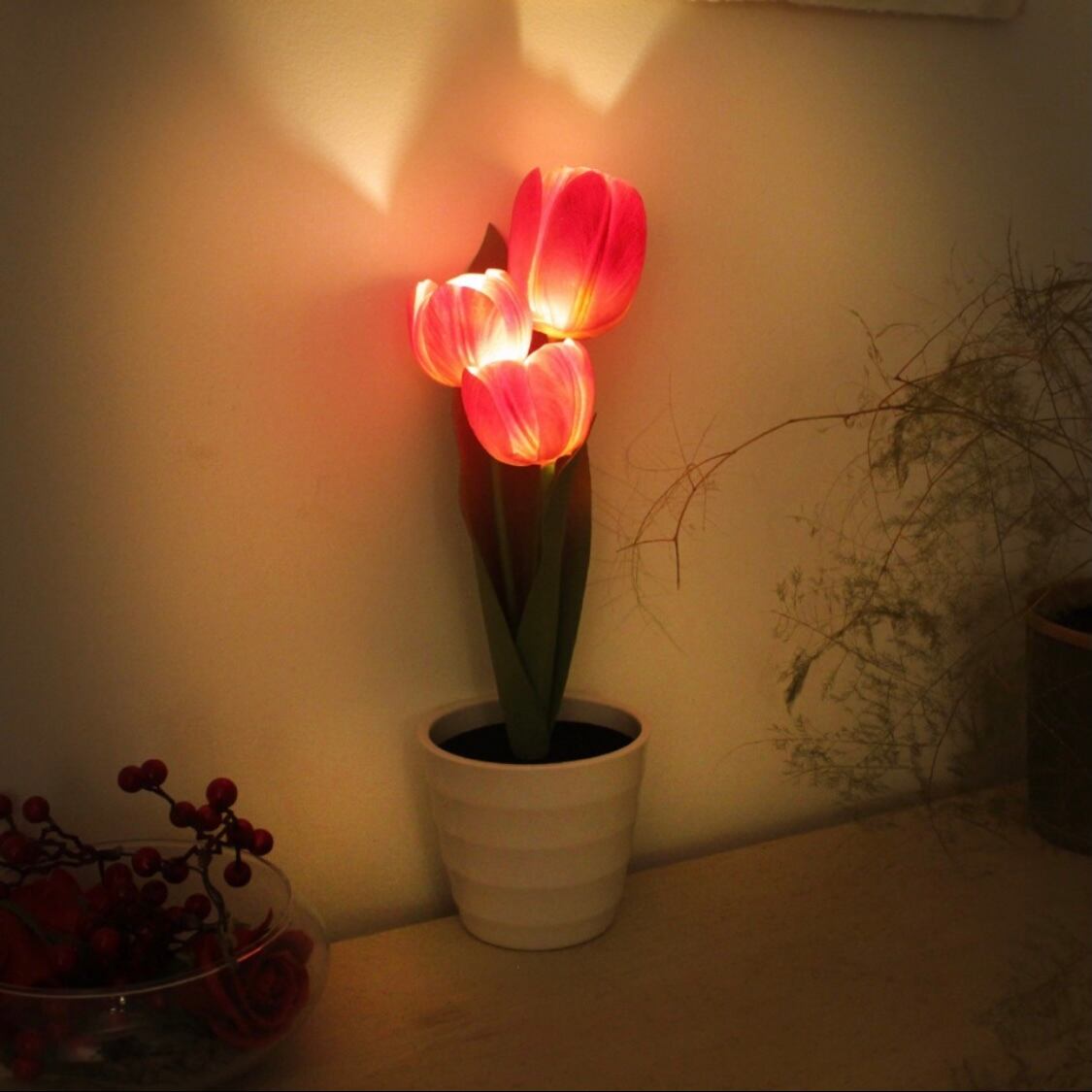 tulip pot LED light 3colors / チューリップ フラワー ライト ルーム