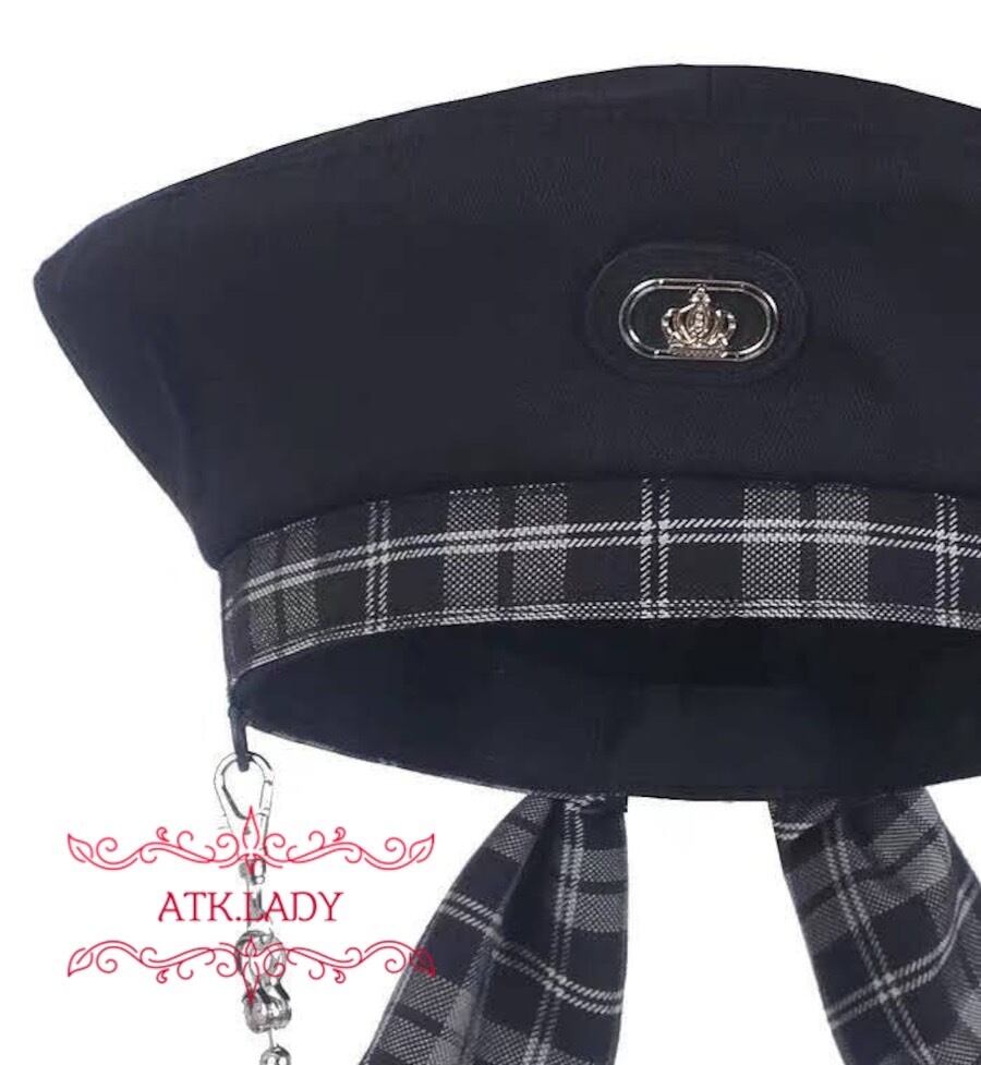 ATK.LADY】C62 チェーン ブラック セーラー 黒 タータンチェック