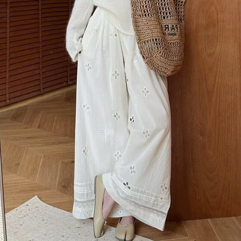 lace wide pants 103055