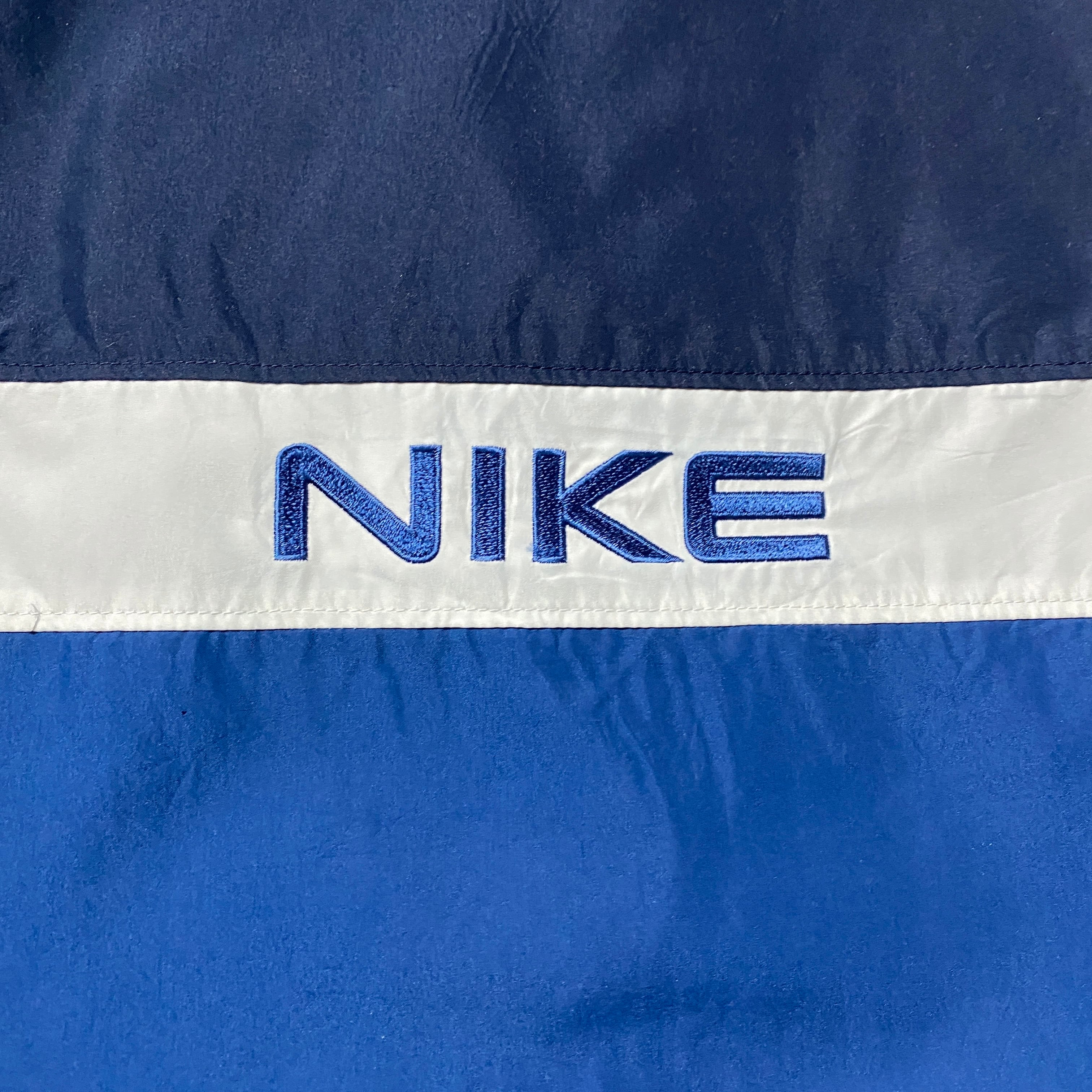 Size:XXL】00's NIKE ナイキ スウォッシュ 刺繍ワンポイント バック