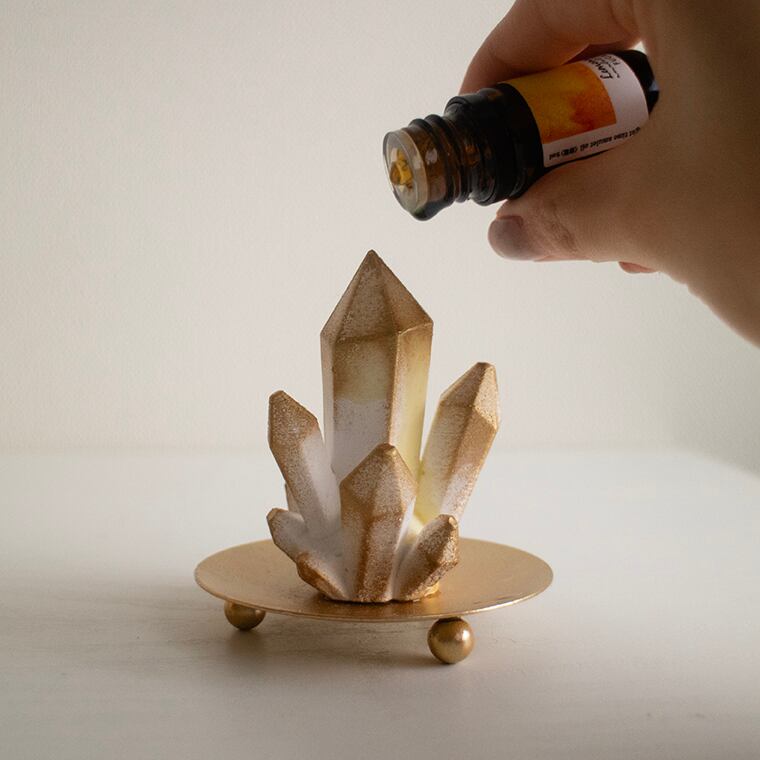 ♡♡♡様　アロマストーン crystal aroma stone | クリスタルのアロマストーンオブジェ《香る