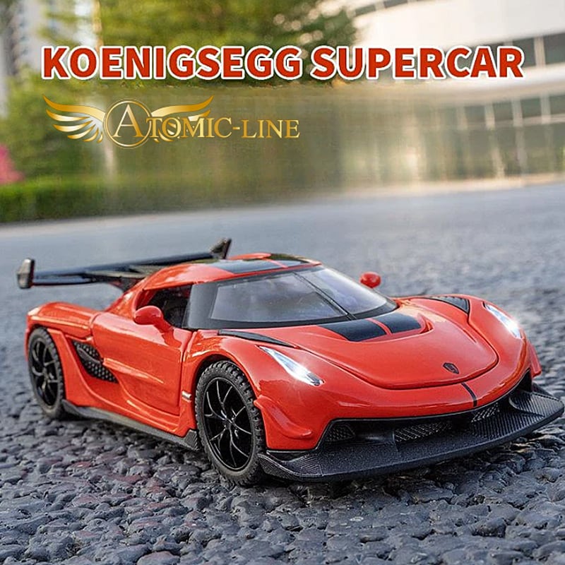 ケーニグセグ Jesko ジェスコ 1/32 ミニカー 全3色 ライト点灯