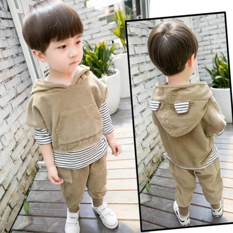 赤ちゃん男の子用洋服セットベビー服(~85cm) - ロンパース