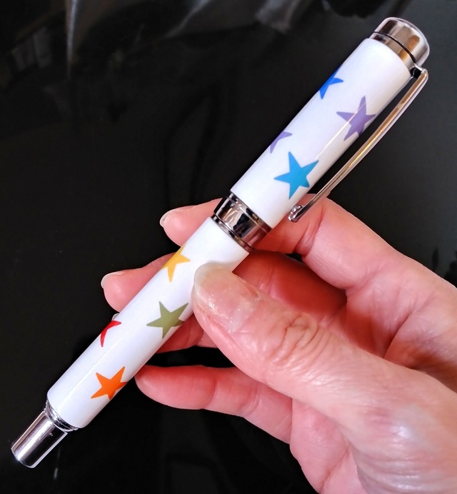 チャクラカラーのポールペン(シルバー)