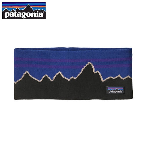 patagonia パタゴニア パウダー タウン ヘッドバンド Powder Town Headband 28761 フリース ニット 防寒 耳あて イヤーウォーマー リサイクルポリエステル スキー スノーボード Classic Fitz Roy: P6 Blue