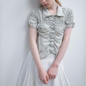 Ruche Gathered Blouse F0639