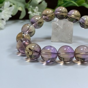 ブラジル産・透明美麗アメトリンブレスレット