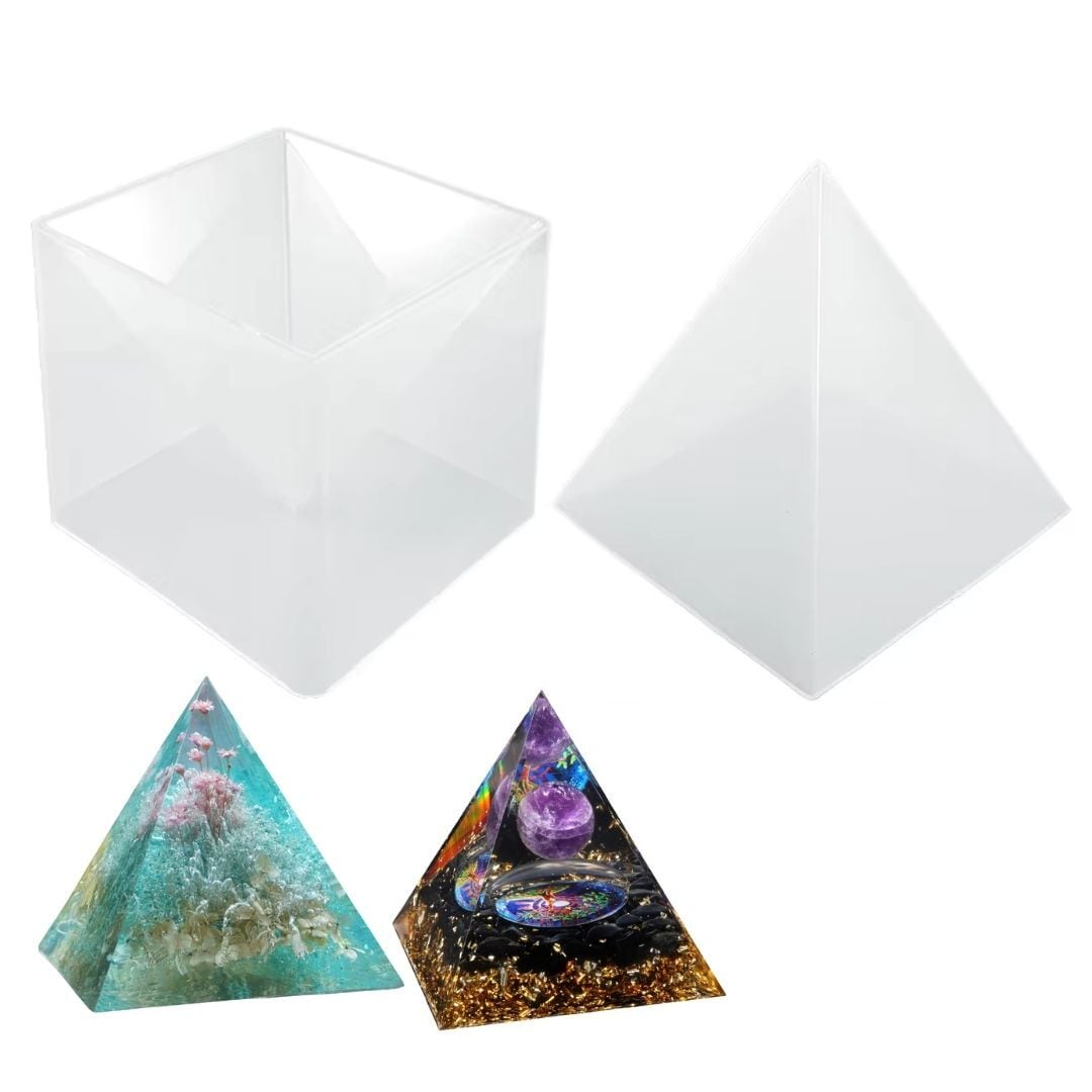 DIY オルゴナイト 作成 キット 10cm ピラミッド型 シリコンモールド