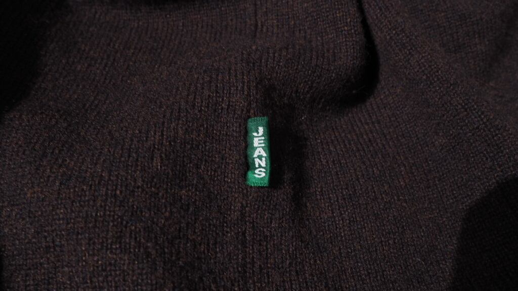 Paul Smith rainbow border design wool knit vest