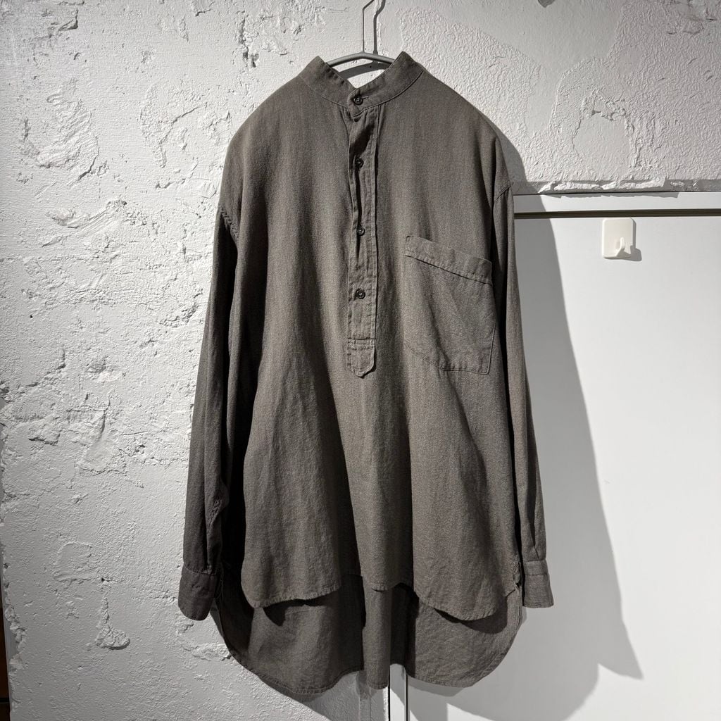 COMOLI コモリ 23SS フットボールTシャツ ロンT X01-05005 ネイビー